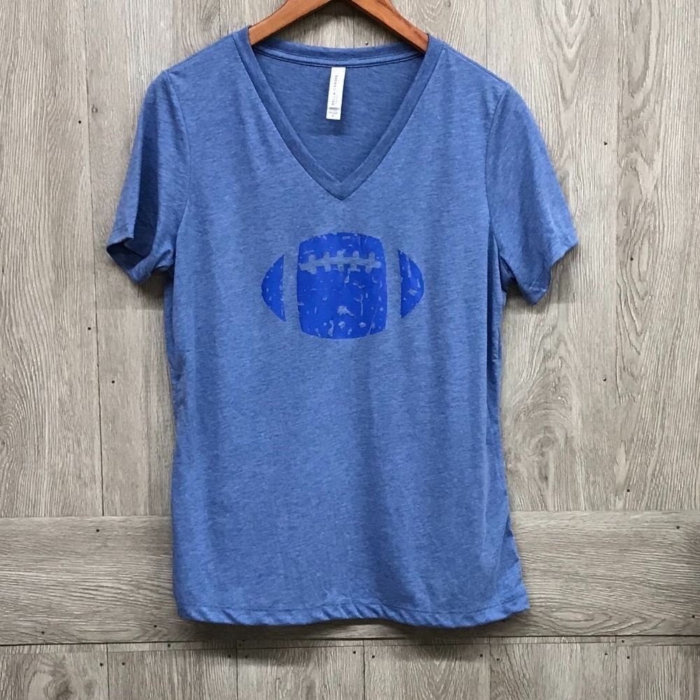 Football Short Sleeve V-Neck T-Shirt BB286